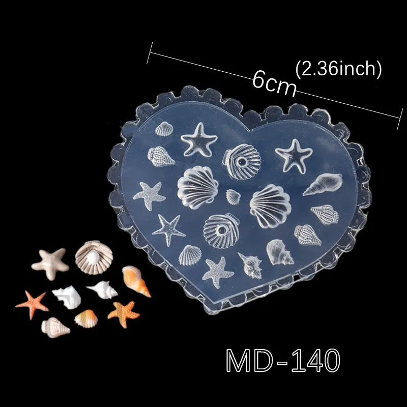 Wings Bowknot Flowers Moon Star Silicone Mould for Beauty Nail Art DIY Handmade