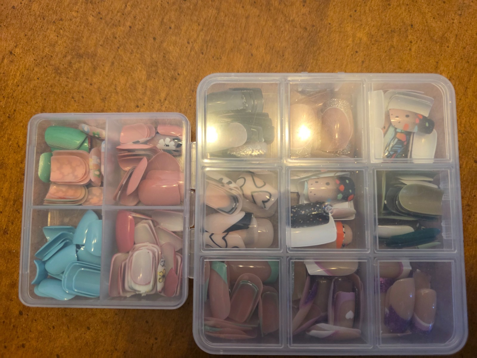 Lot of 29 Random Assortment False Fake Press On Nails NEW No Glue Included