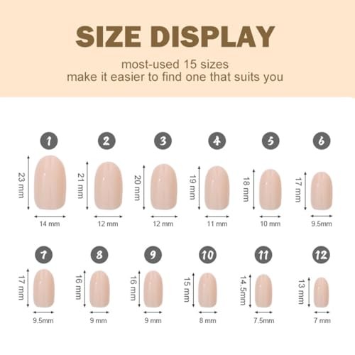 288Pcs Cat Eye Press on Nails Short Almond Fake Nails 12 Color Glitter Style 12