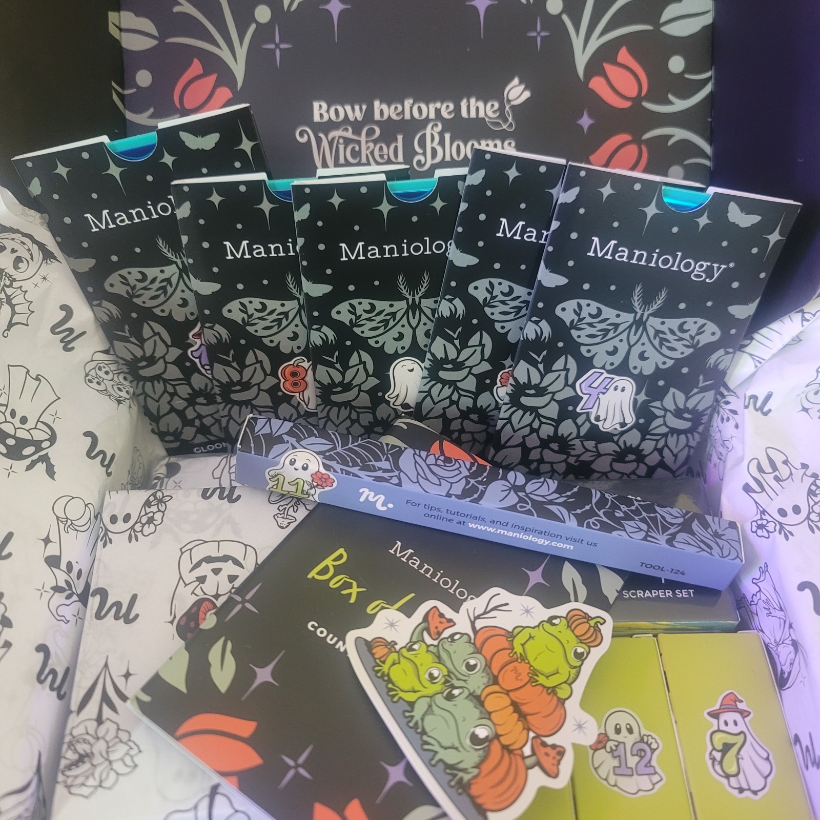 Htf! Maniology Box of Gloom ’25 Limited Edition Nail Stamping