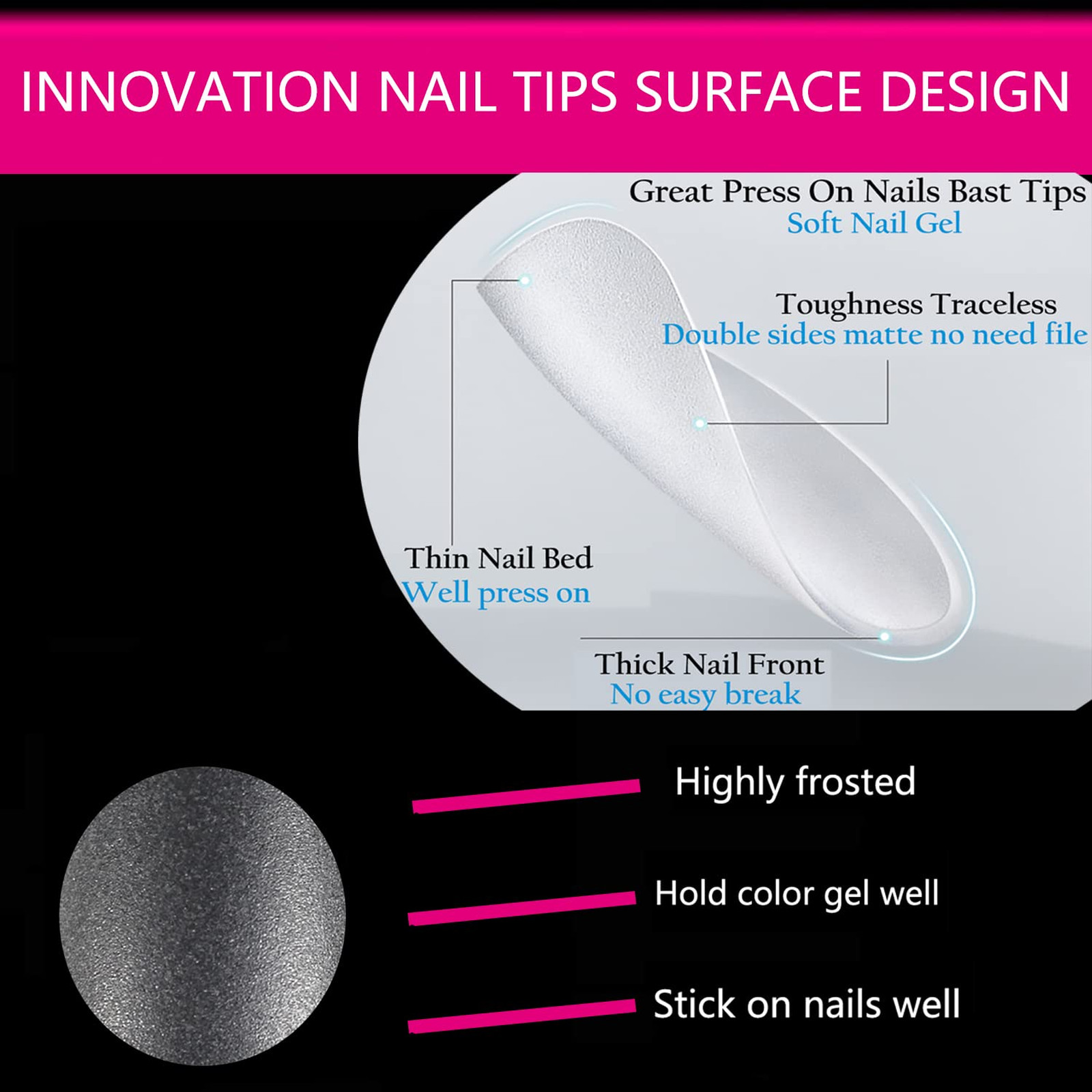 Square Gel Fake Nails 120pcs Press On Tips XXL No C Curve Extra Long Clear