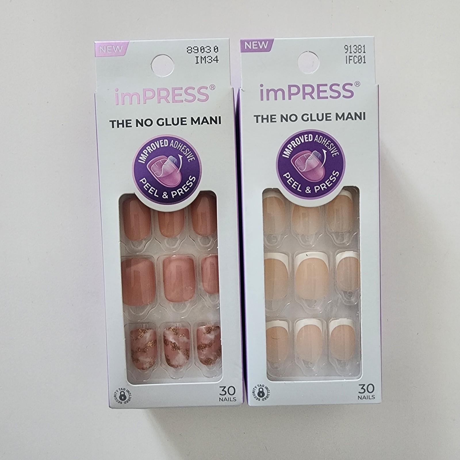 2 Kiss Impress Press-On Nails The No Glue Mani