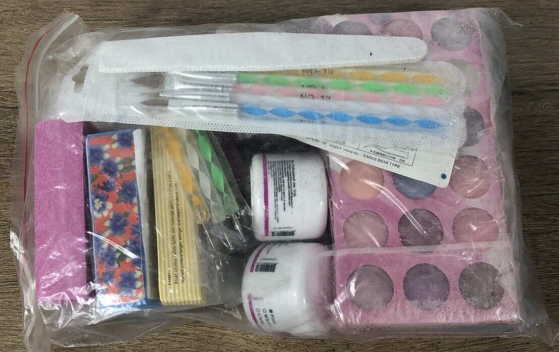 New Nails 500Pcs Arylic Nail Set Everything you need to do your nails