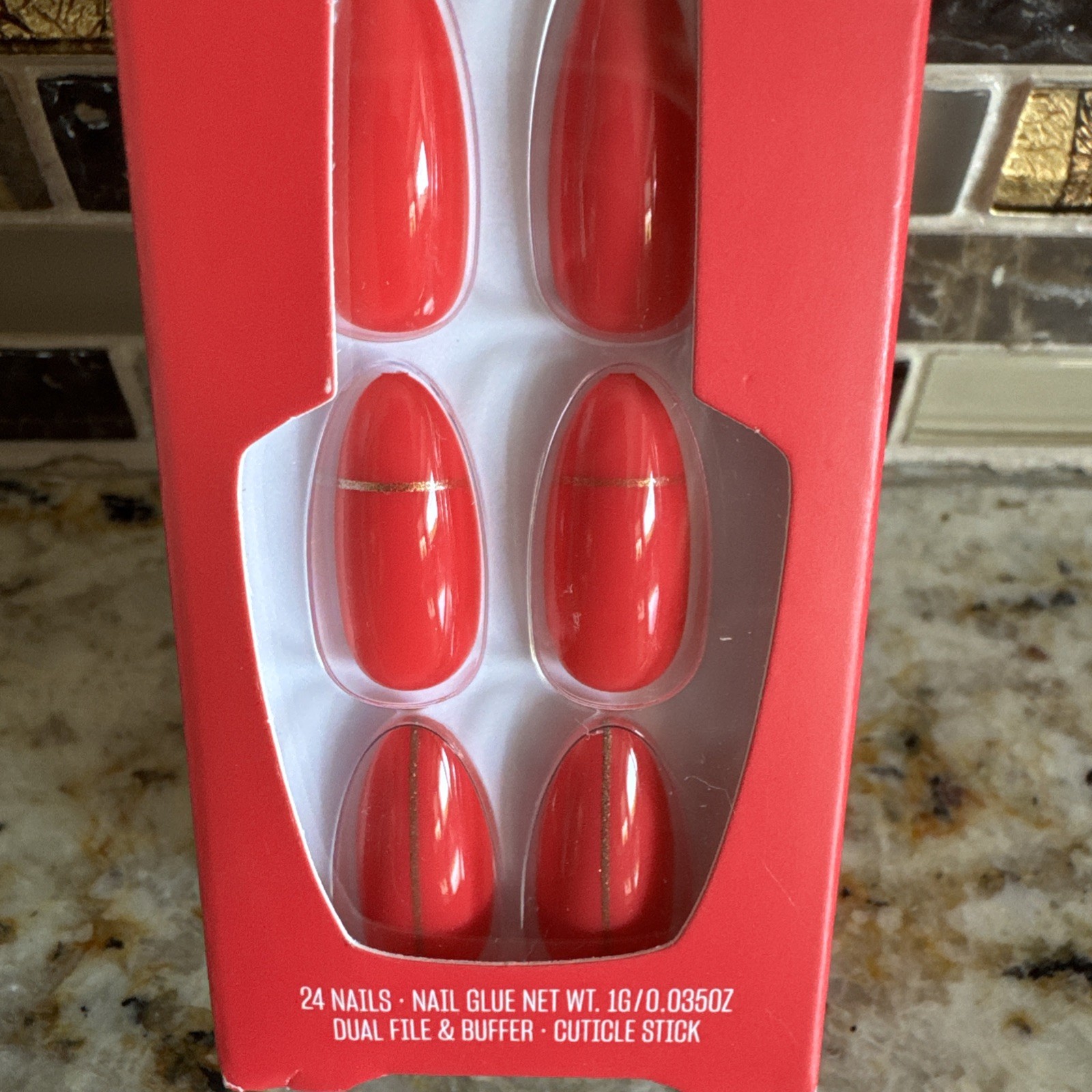 New OPI On Point Instant Press-On Mani Coral ~ I’m On Va~Cajun Vacation 24 Nails