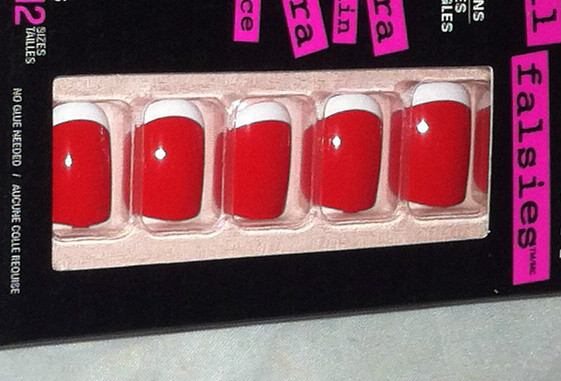 Maybelline Color Show Nail Falsies Flex-Nail Extensions * 80 KEEP IT RED * New