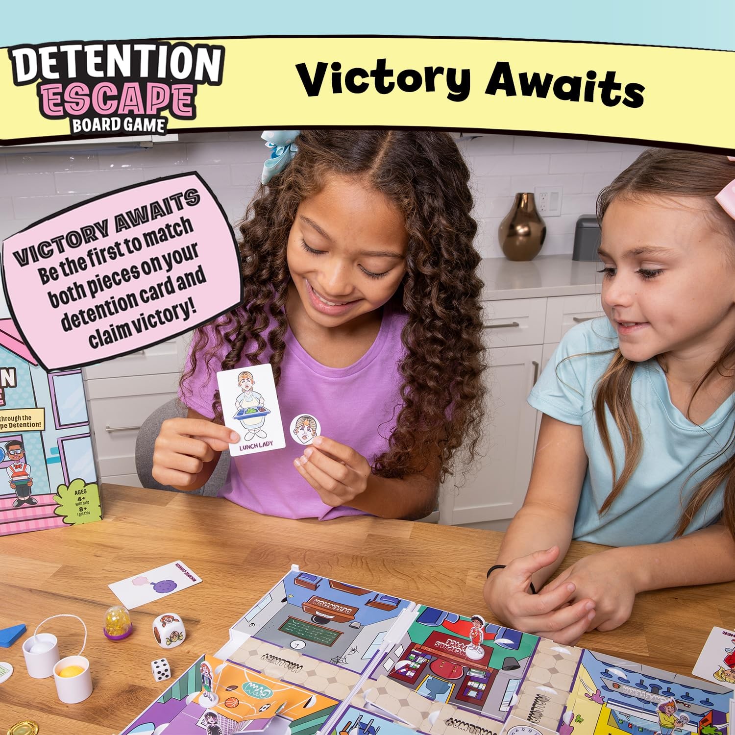 Rebecca Zamolo Board Game for Girls and Boys, Fun Friend Sleepover Pink