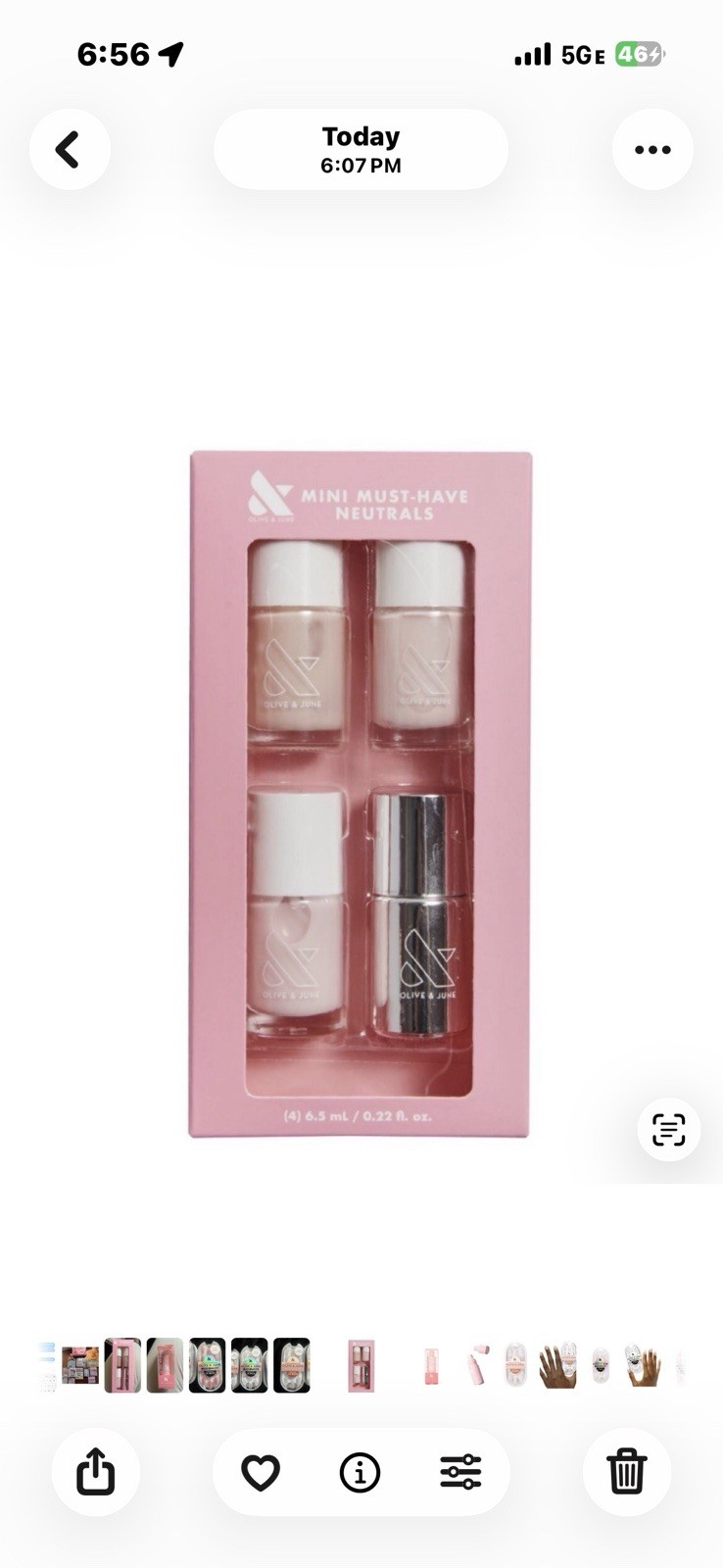 NEW Olive & June 3 Press On Nail Sets, Dry Drops, and 4 Mini Neutral Polishes