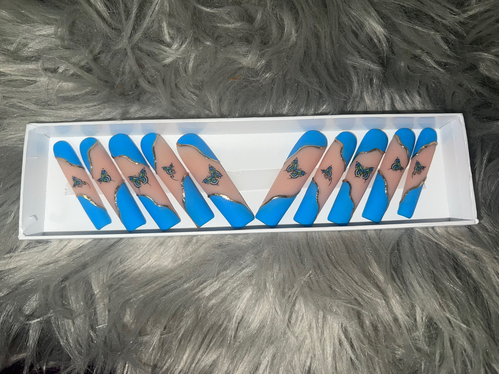 Custom 3XL Press on Nails Set Size Small 2,5,4,6,9