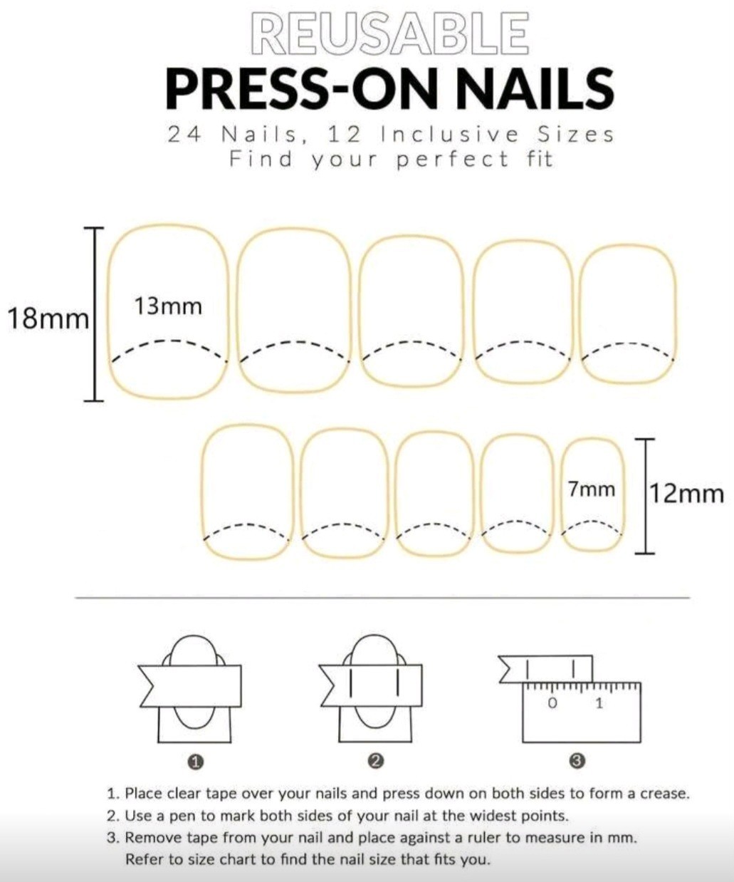 Press-On Nails Pastel Pink Pale Yellow-Green Lavender Blue Turquoise Short Shiny