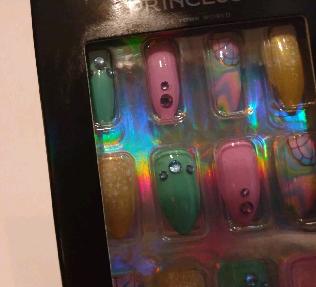 Disney Princess Press-on Nail Set 24 Self-adhesive Press On Nails New