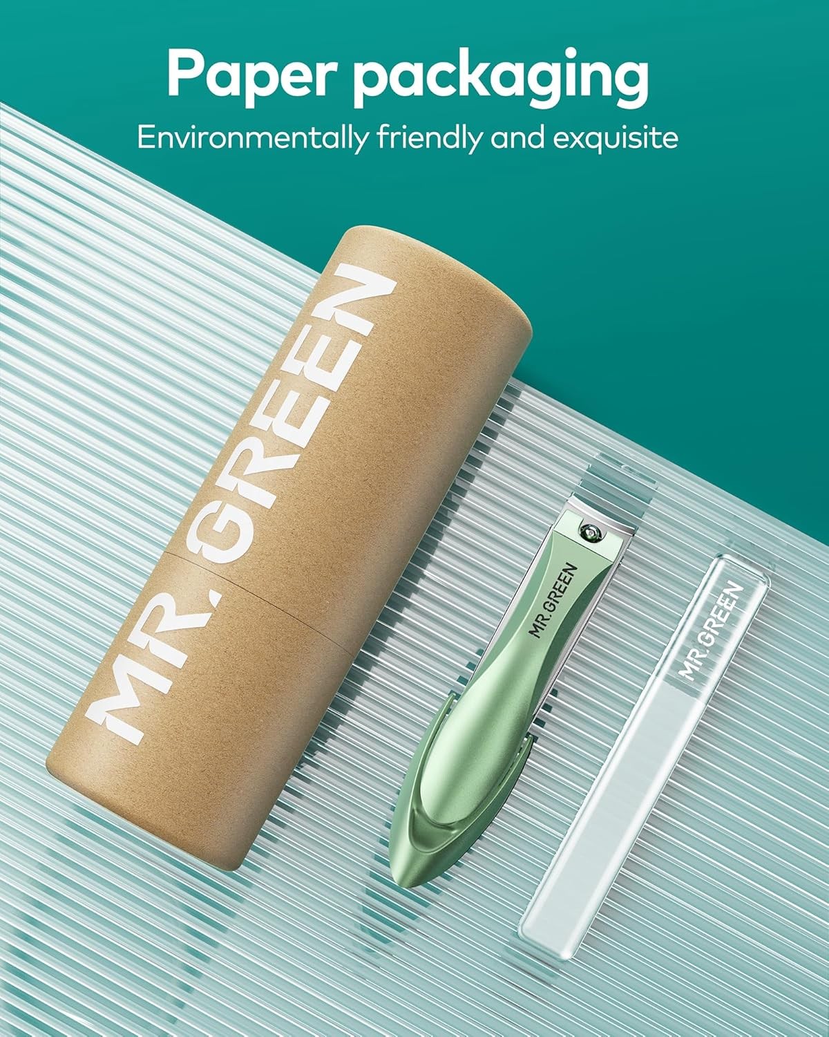 Nail Clippers with Nail File, Anti Splash Nail Clipper Set for