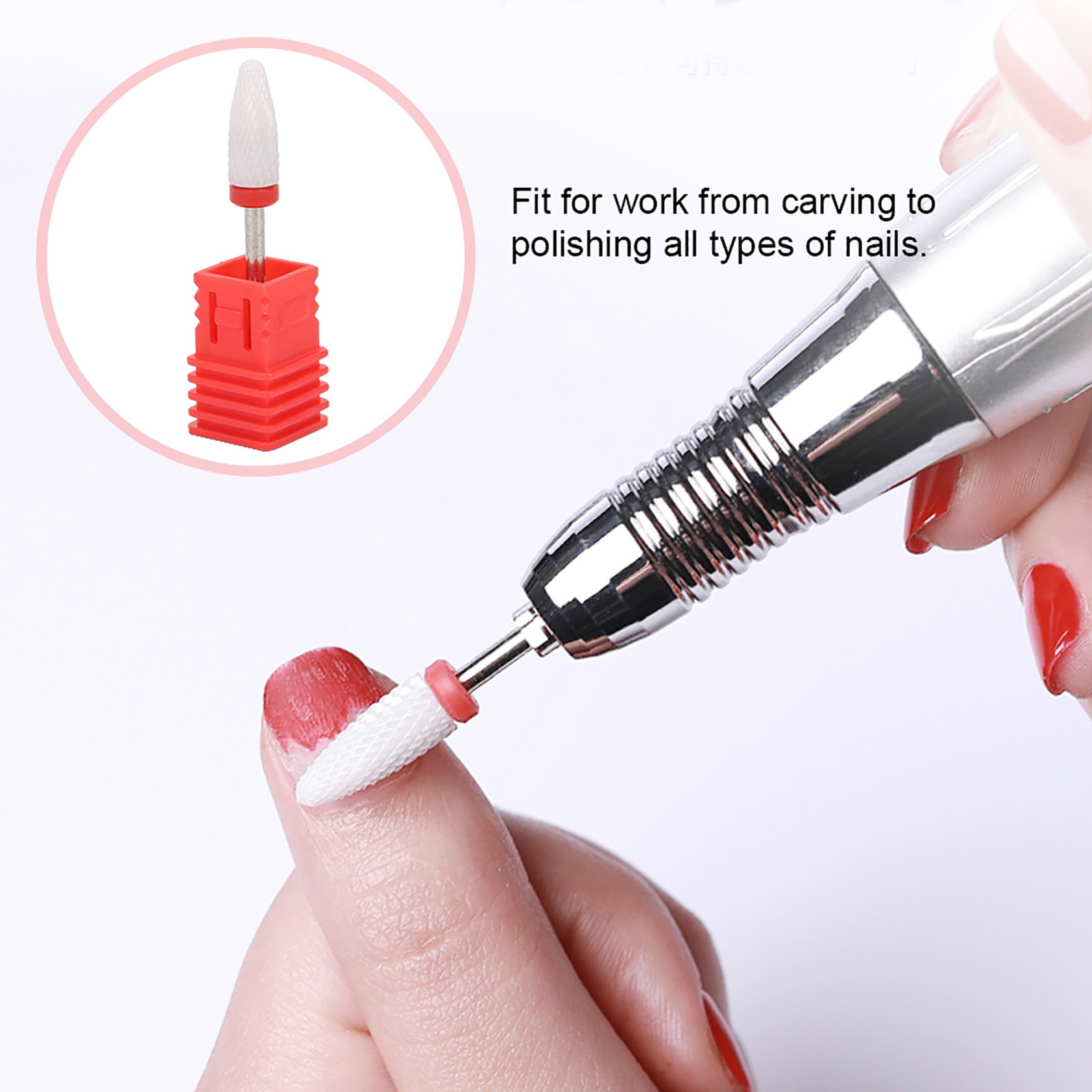 Electric Grinding Machine Accessories Coarse For Nail Reshaping Easy To Use