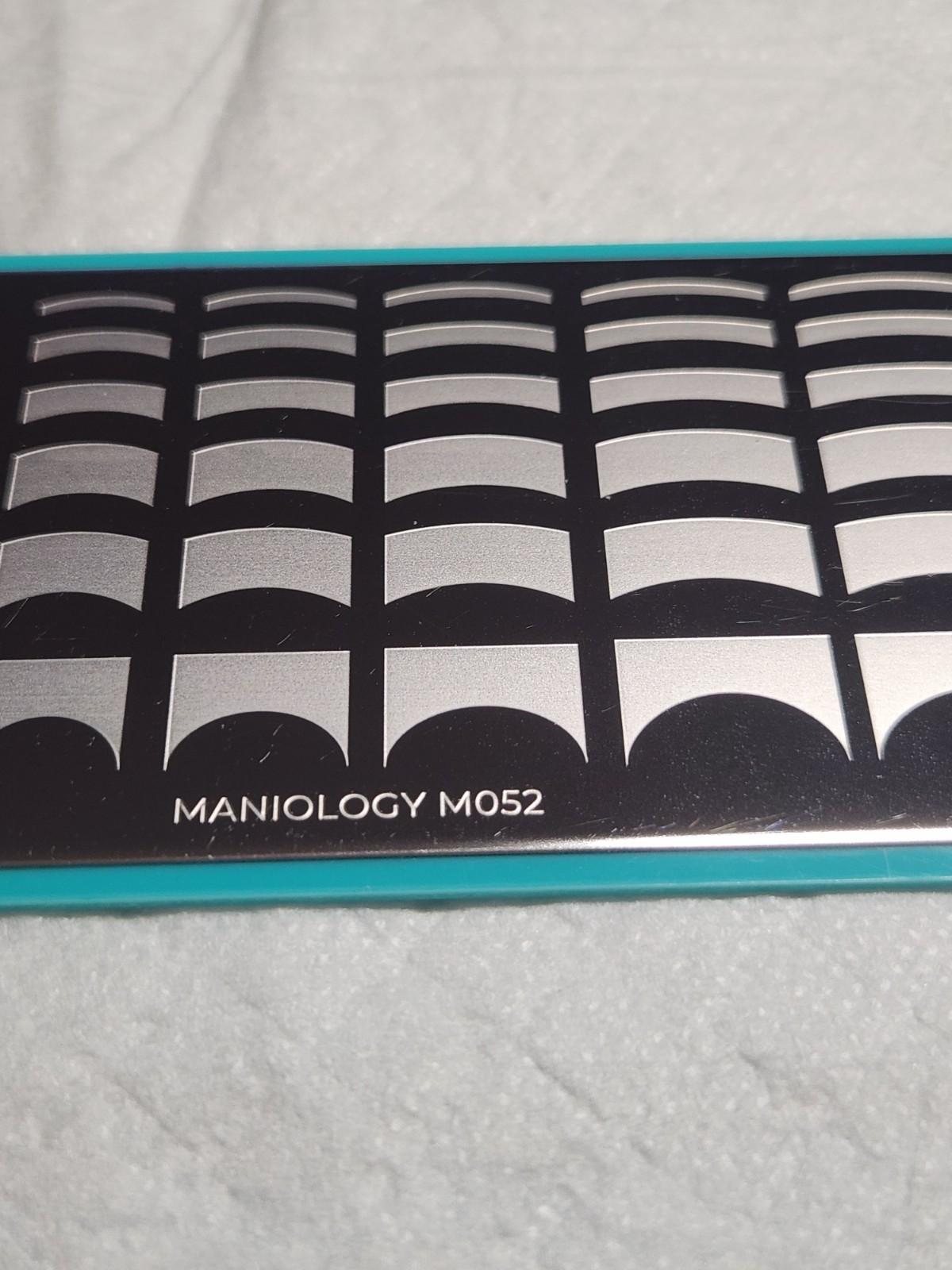 Maniology Nail Stamping Plate M052 French Mani