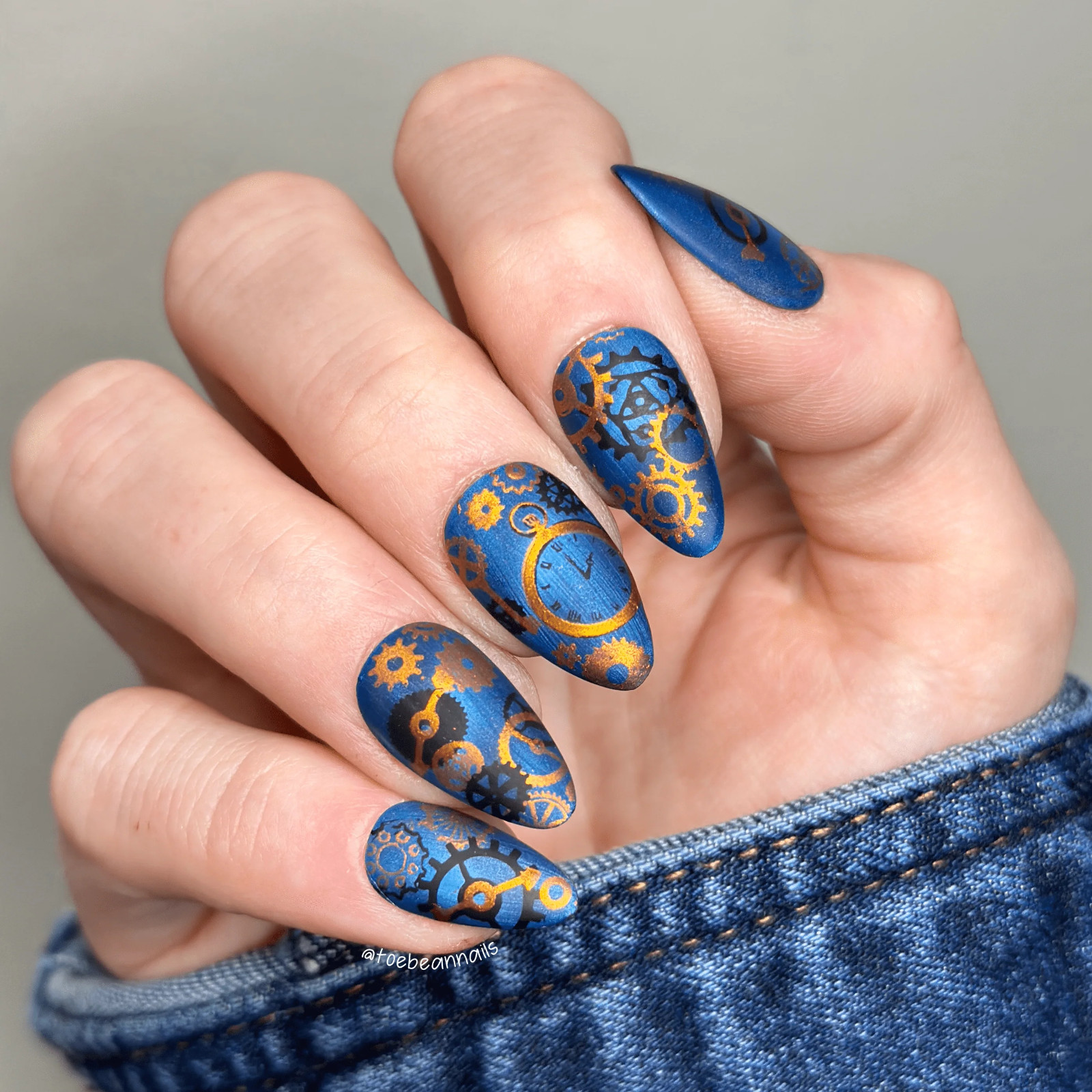 Steampunk: Gear & Grit (MXM109) – Nail Stamping Plate