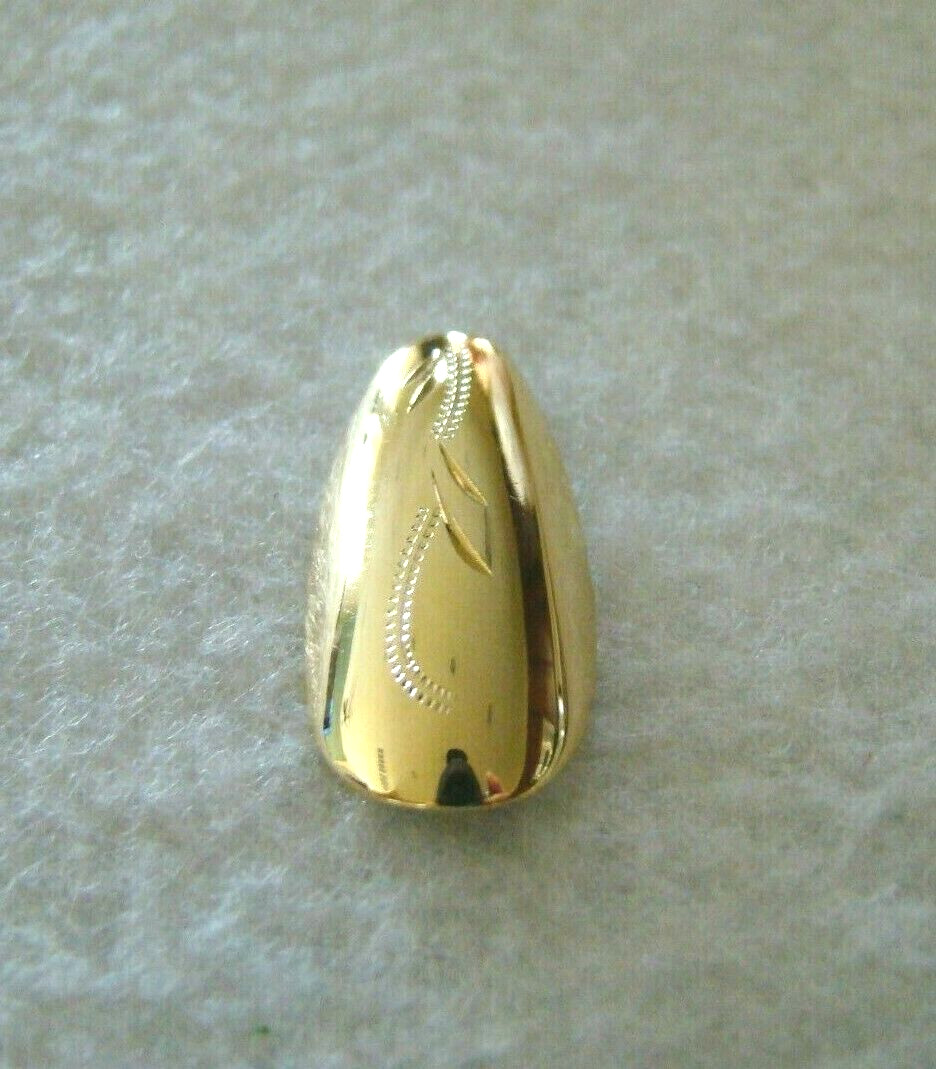 2/$20 CLASSY ENGRAVED LIFETIME 14 KT GOLD PLATED STRONG REUSABLE FINGERNAILS