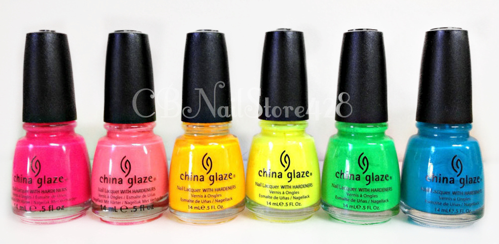 China Glaze Nail Lacquer – POOLSIDE – Summer Collection – Pick Your Color
