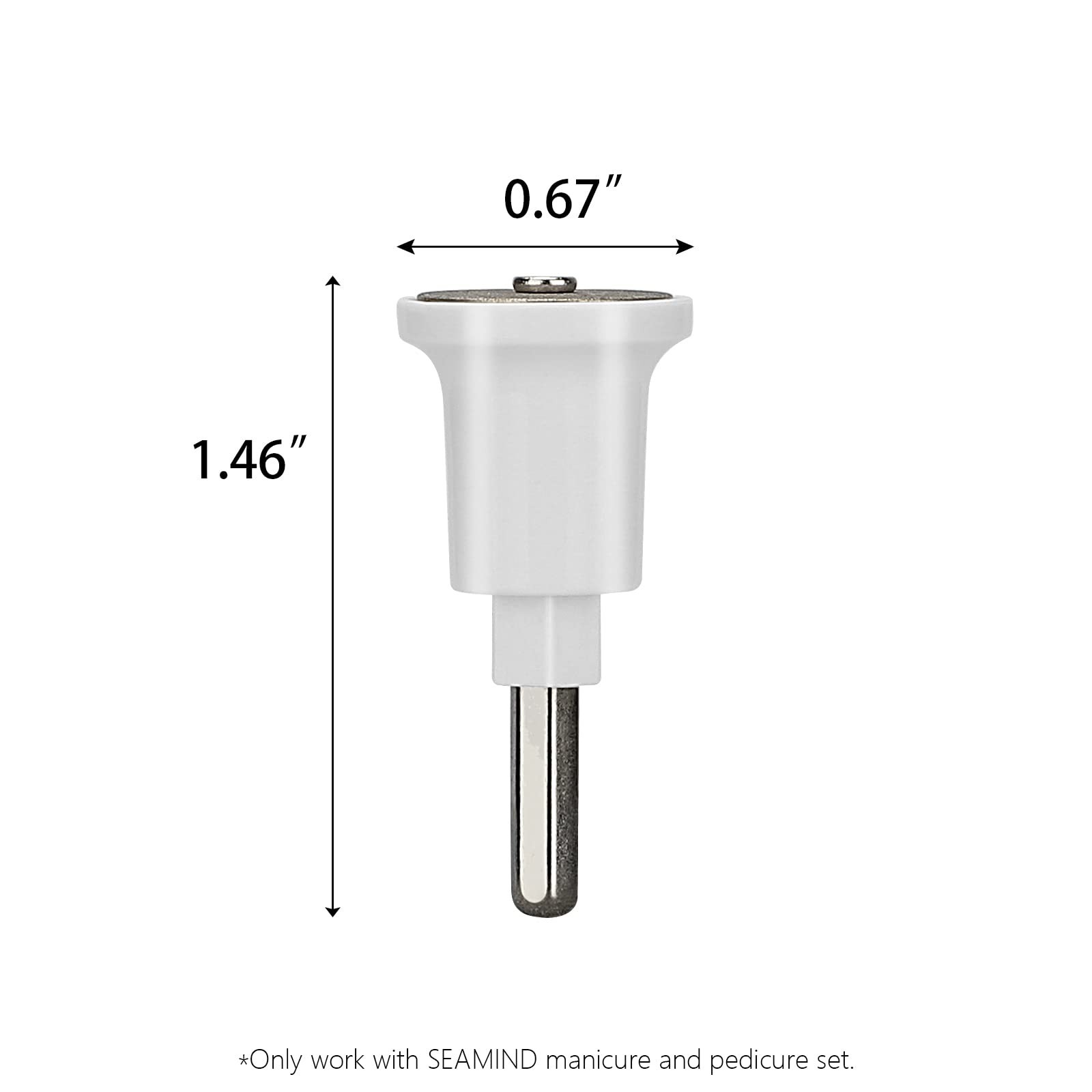 Sapphire Wheel for Filling and Shaping Nails to Reduce Length, Nail Drill Rep…