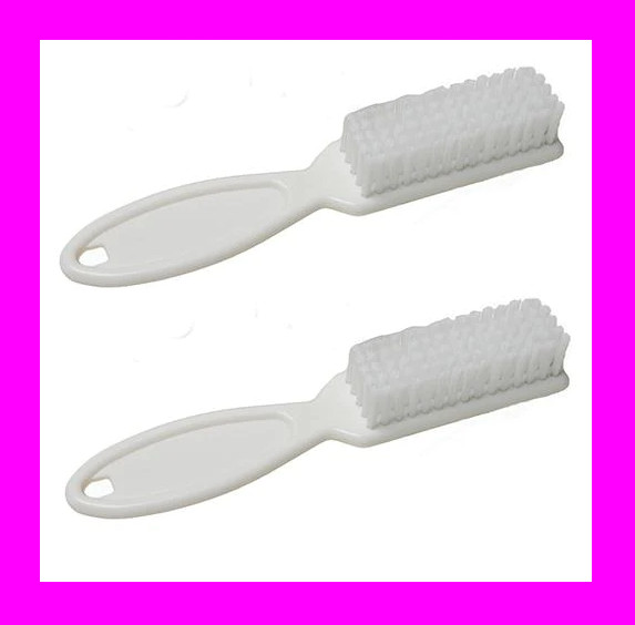 12pk Premium Manicure Nail Cleaning SCRUB BRUSH Art Powder Dust Pedicure Kitchen