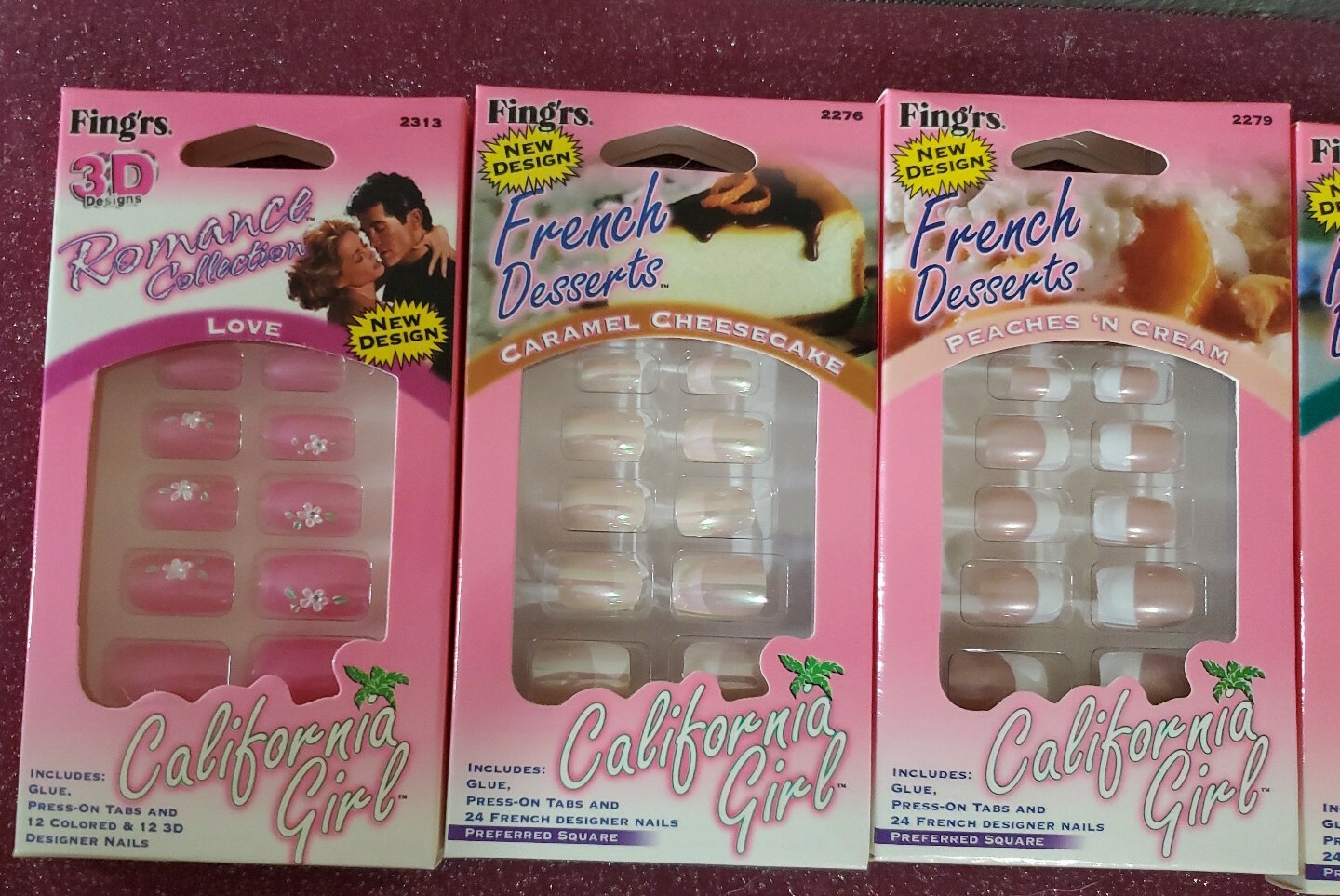 5 Fing’rs California Girl Nail Sets French Manicure Nails