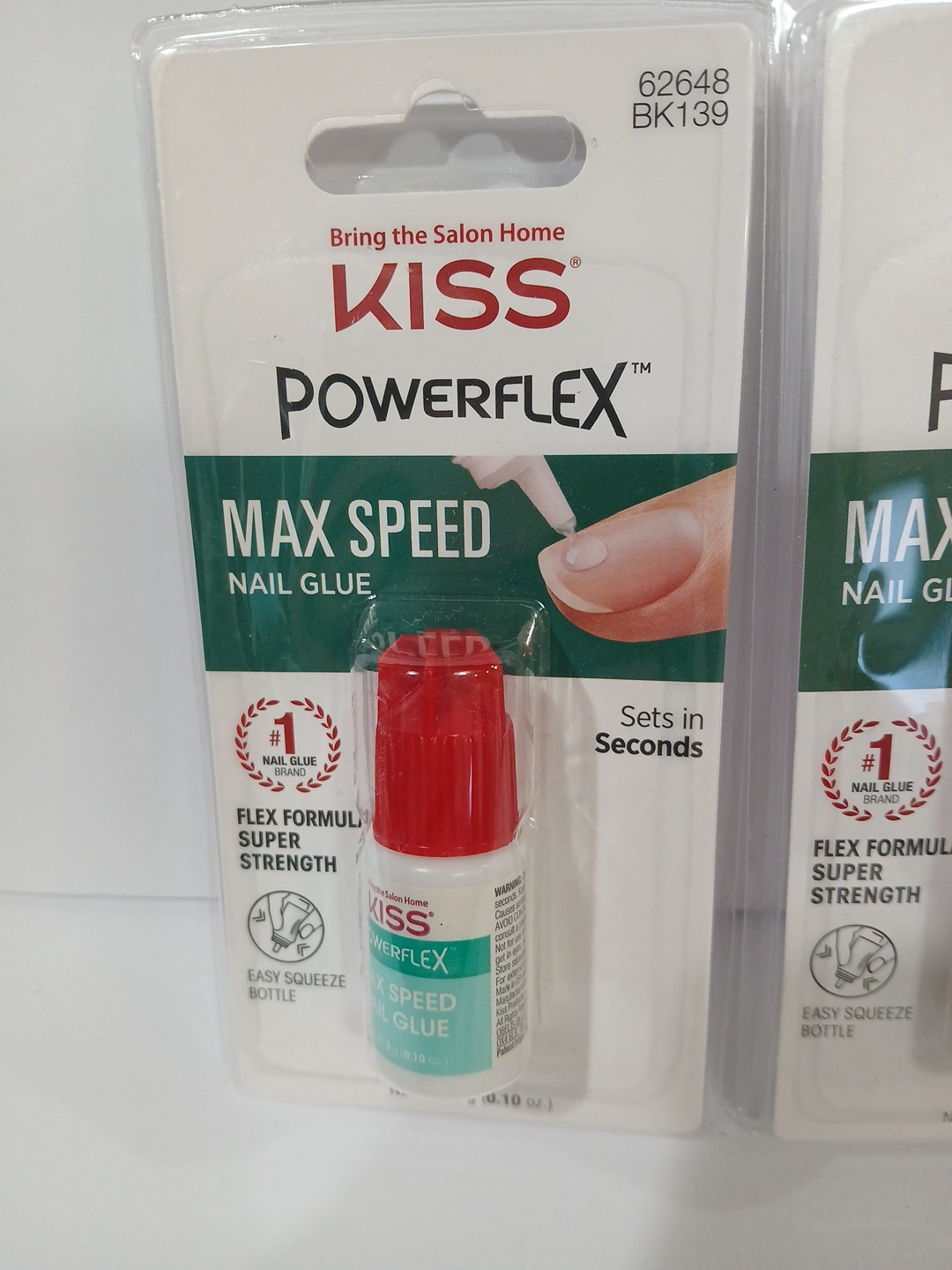 Kiss Powerflex Max Speed Nail Glue 3 Pk 62648 BK139 Super Strength Flex B1
