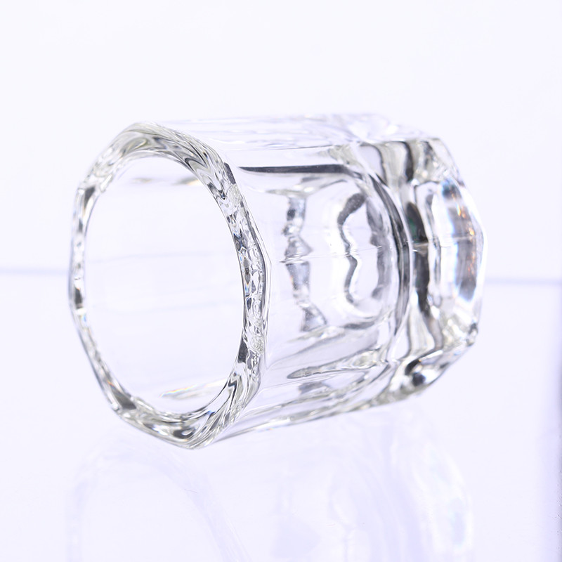 Glass Crystal Bowl Cup Dappen Dish Arcylic Nail Art Liquid Powder Container