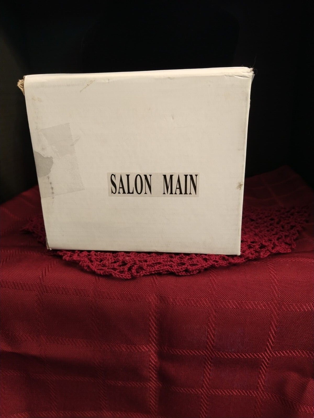 Vintage Salon Nails Express Finger Nail Stamp Design Kit 2 Set