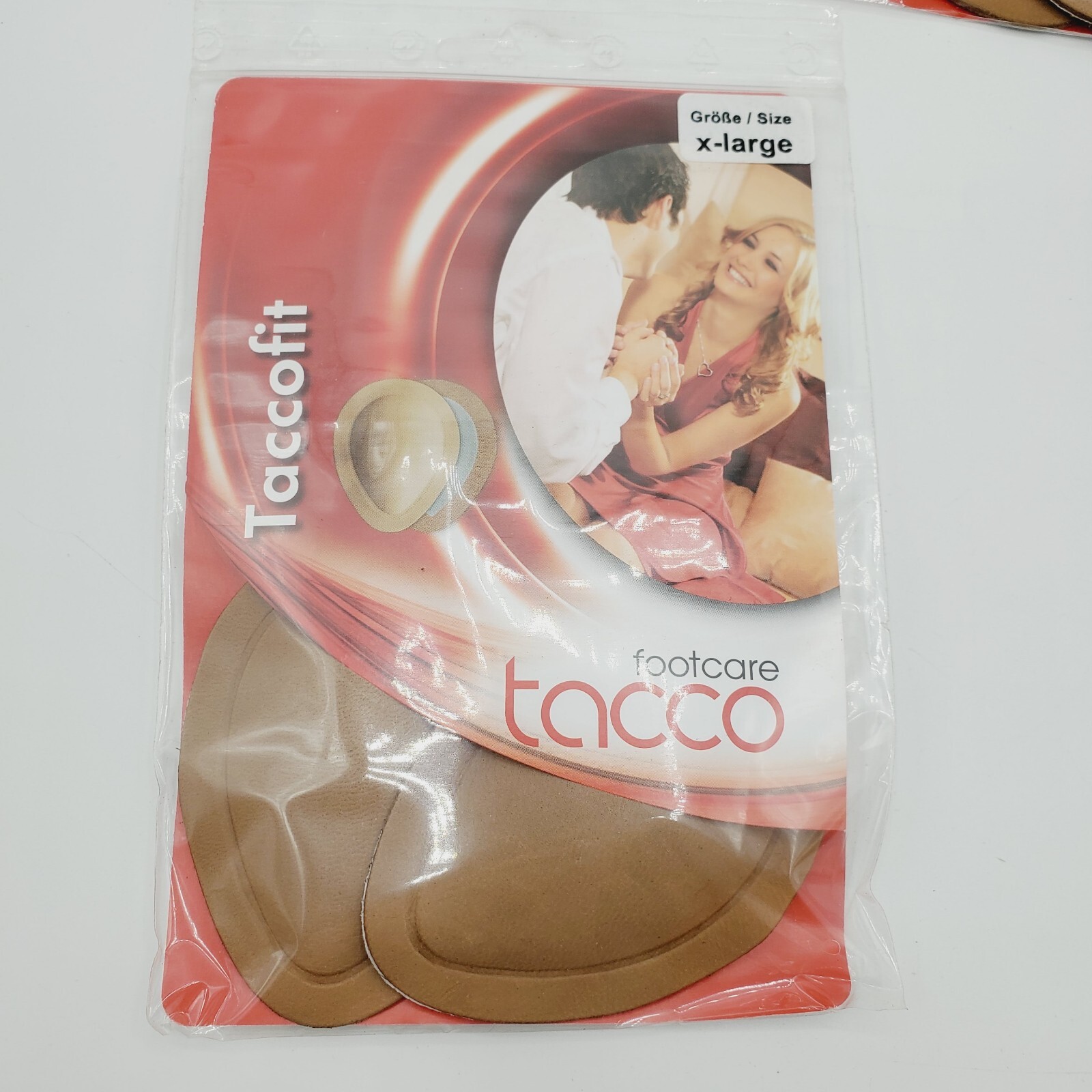 2 Pair X Large Xl Tacco 607 TaccoFIT Self Adhesive Leather Metatarsal Pad Pads
