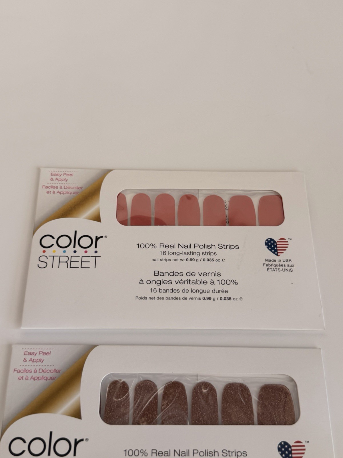 Color Street Nail Polish Strips: Sahara Jewel & No Way San Jose – Lot Of 2