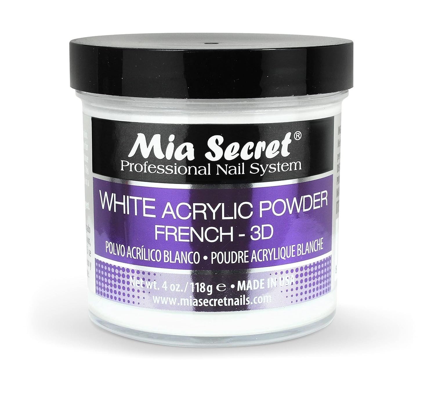 Mia Secret Professional Acrylic Nail Powder 4 oz