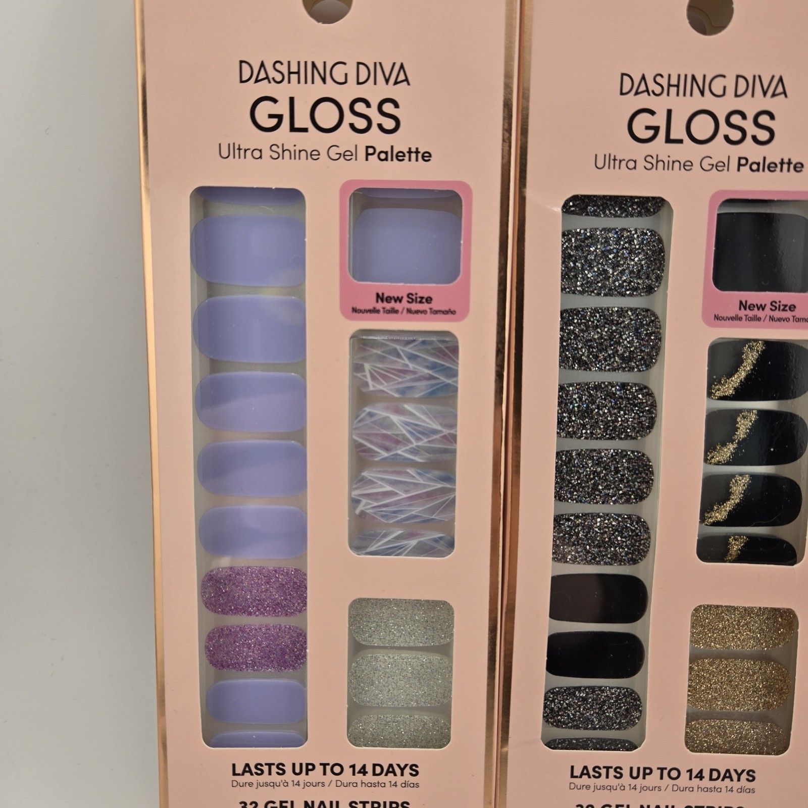 Lot Of 3 Dashing Diva Gloss Ultra Shine Gel Nail Palette