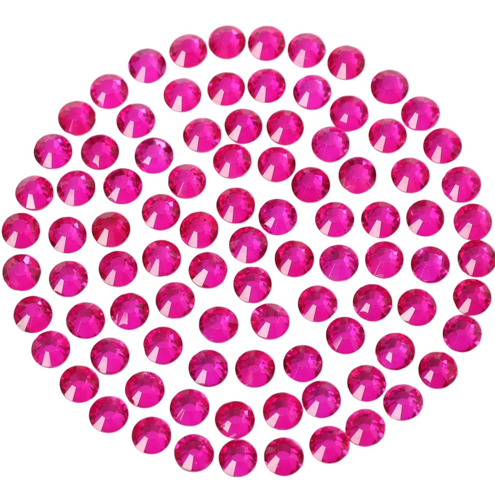 Diamonland Flatback Glass Crystal Rhinestones Rounds Gems for Bedazzling Nail…