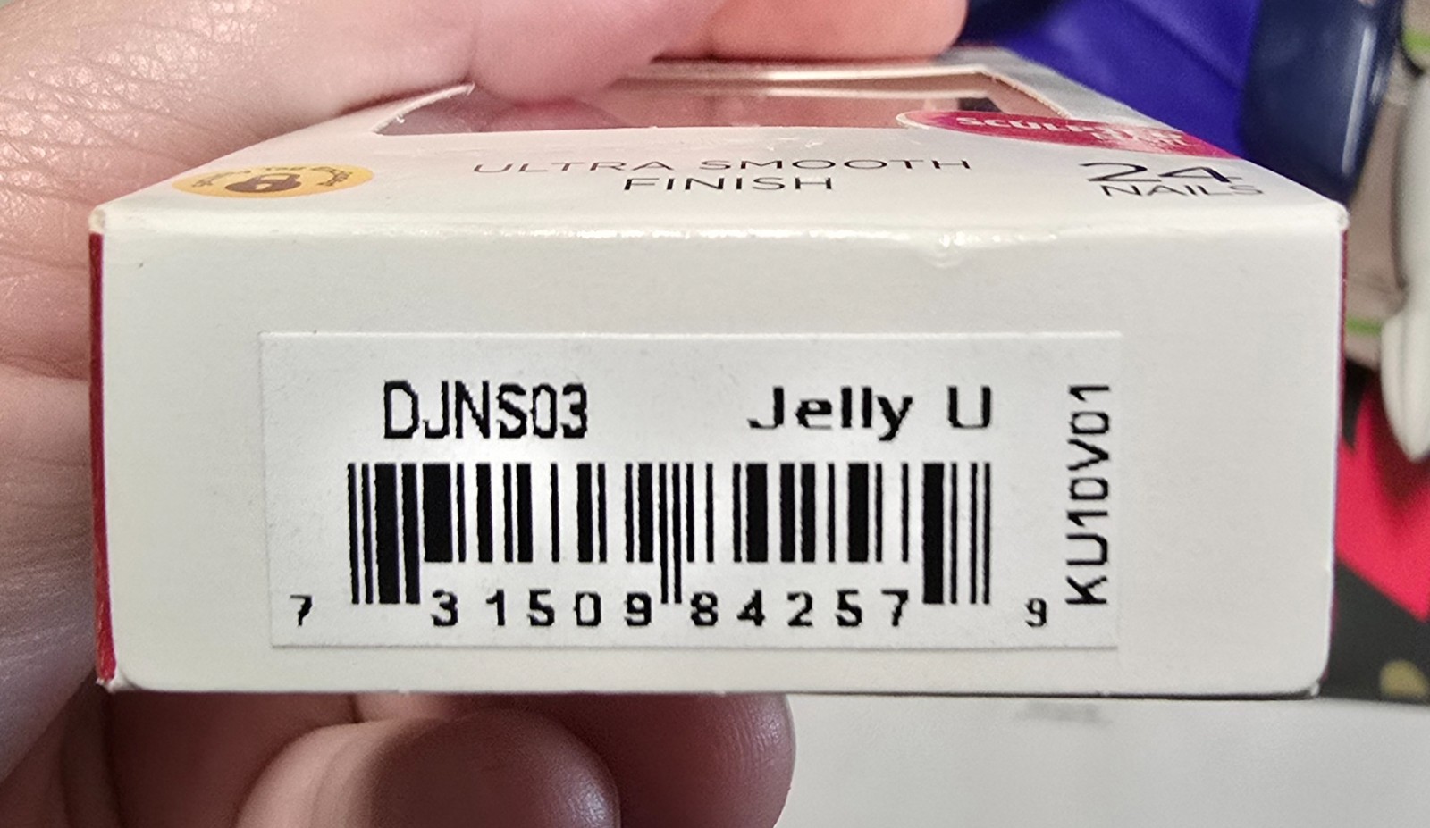 KISS DJNS03 Jelly U Nails 24ct Ultra Smooth Finish Sculpted Nail Long Length NIB