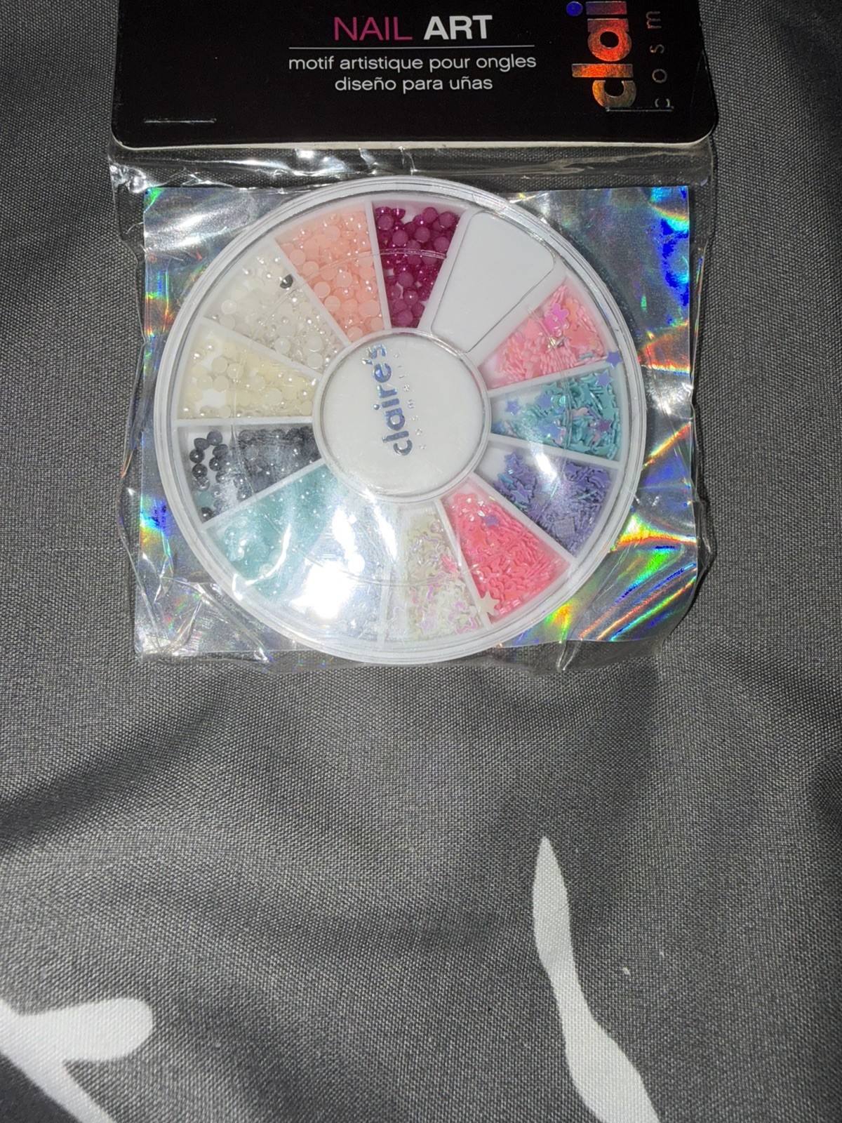 Claire’s Pastel Star Pearl Nail Art Set New in Package