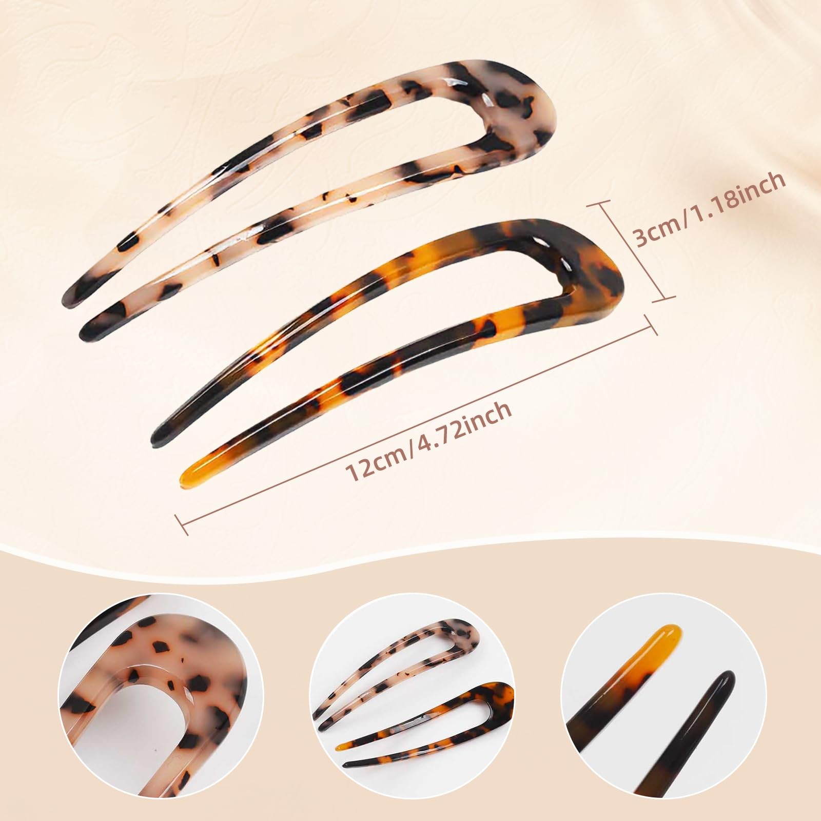 2 Pack Benefree French 1 Count (Pack of 2), Tortoiseshell&White Tortoiseshell