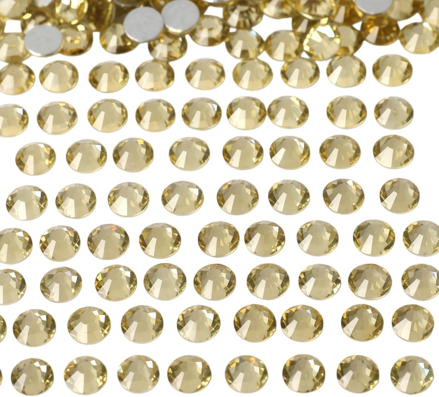 Flatback Glass Crystal Rhinestones Rounds Gems for Bedazzling Nails Art Crafts D