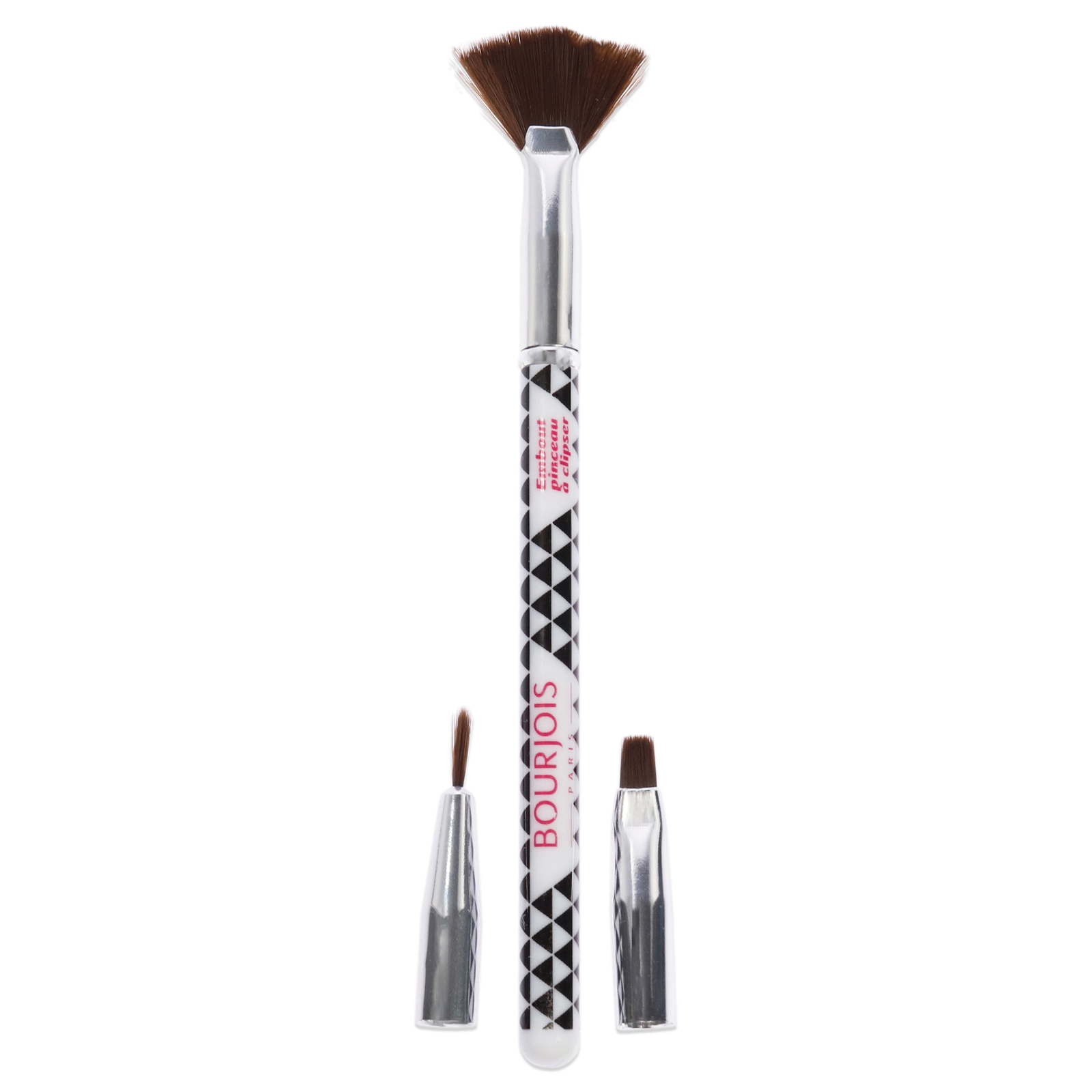 Multi-Brush Nail Art Set by Bourjois for Women – 3 Pc Set Fan Brush & more