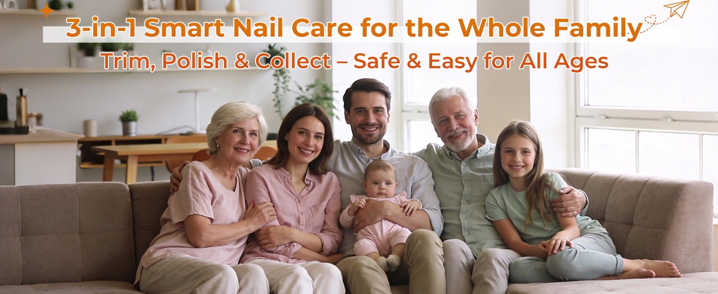 Electric Nail Clippers for All As, Recharable Safety Grinder,