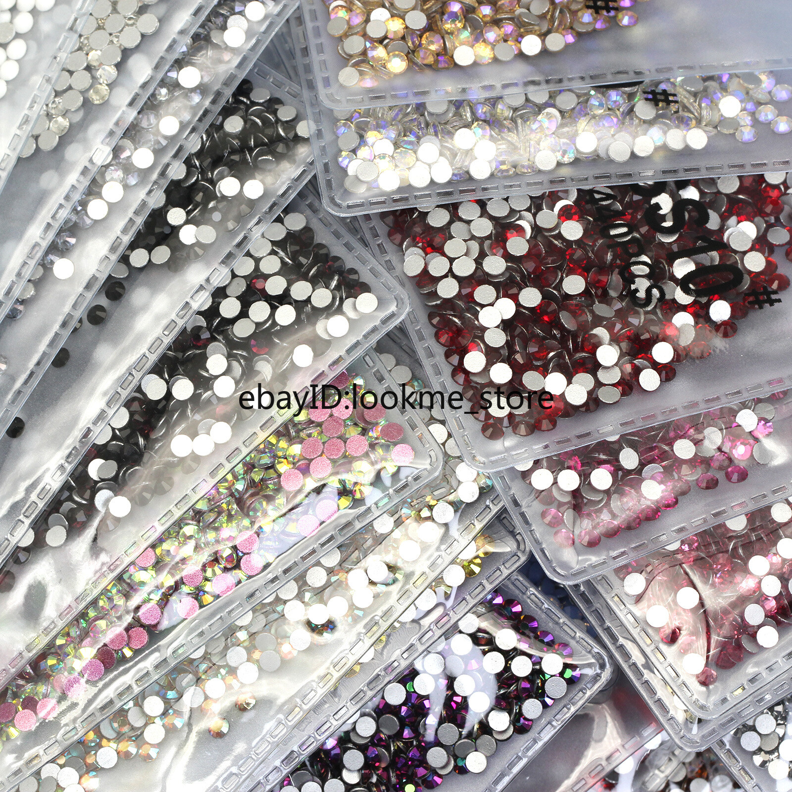 1440p 2.8mm (ss10) Crystal Glass Rhinestones Flatback Gems Nail Art Crafts Decor