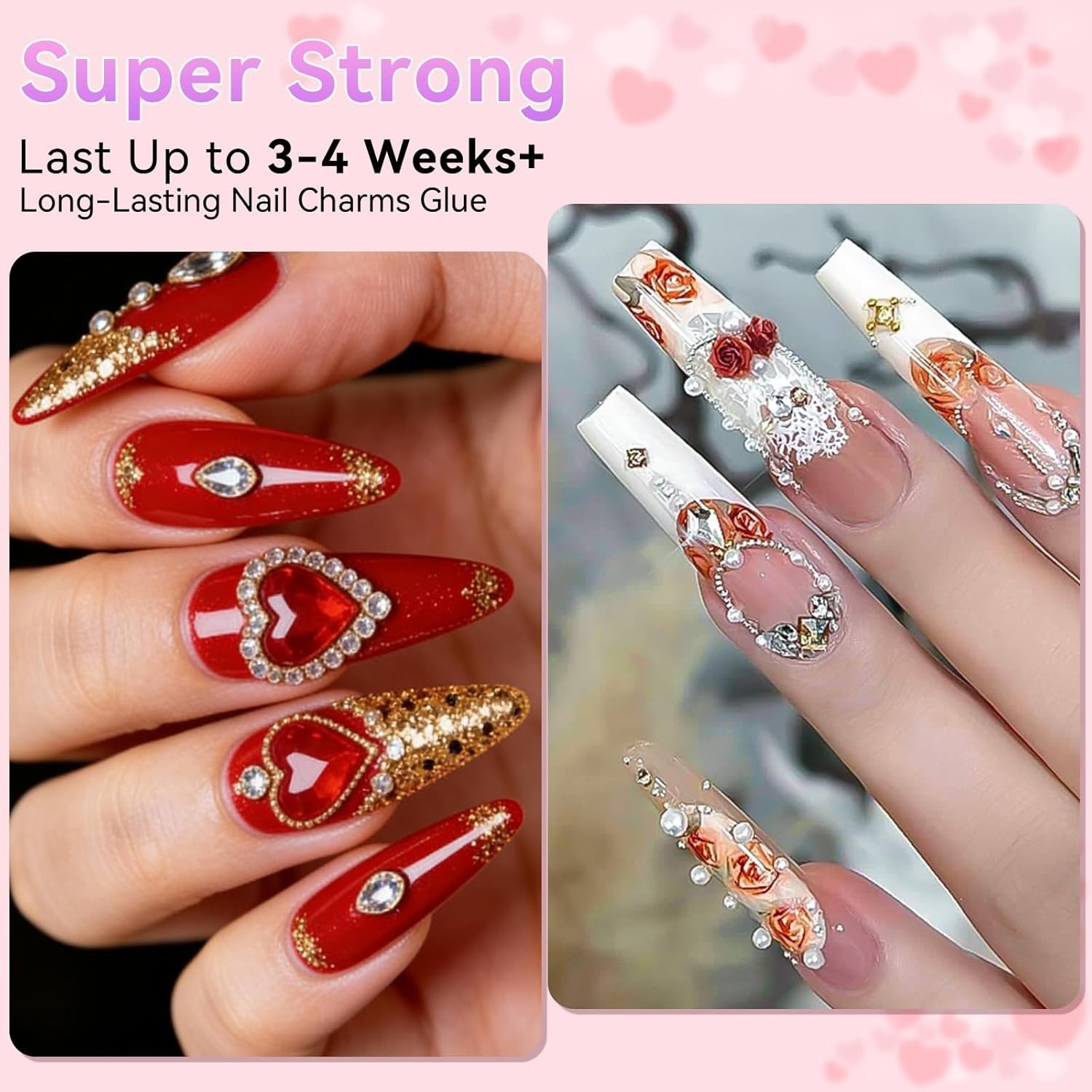 UV Cured Nail Adhesive Gel – Long-Lasting Strong Hold for Nail Decorations