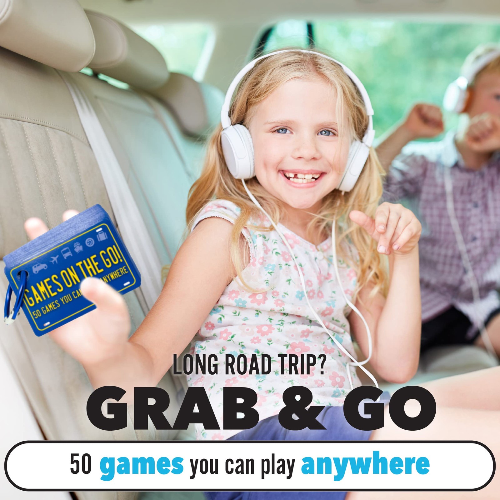 Games on the Go by Continuum – Portable Roadtrip 1 x 5 x 6 inches, Blue