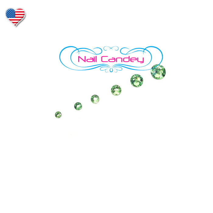 Ab Light Green 3ss Crystals For Nail Art Flatback Swarovski Rhinestones Qty.144