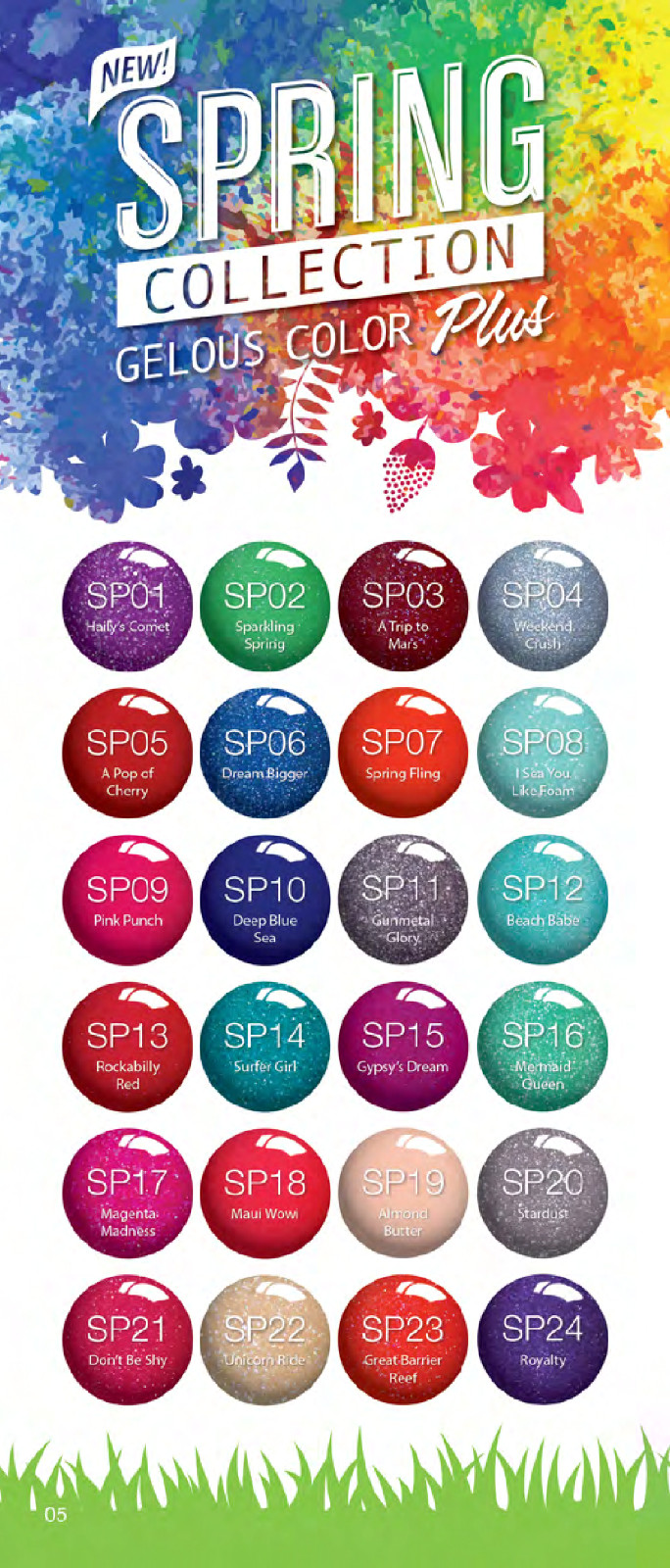 SNS Nail Color Dipping Powder NEW Collection SP 1- SP 24 AC 1 – AC 36 367 – 398