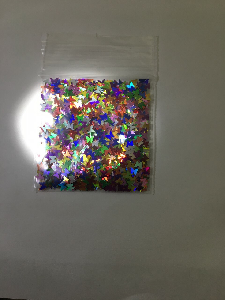 Solvent Resistant BUTTERFLY Glitter (Rainbow A) Nail Art Face Crafts FYI-US-tsp