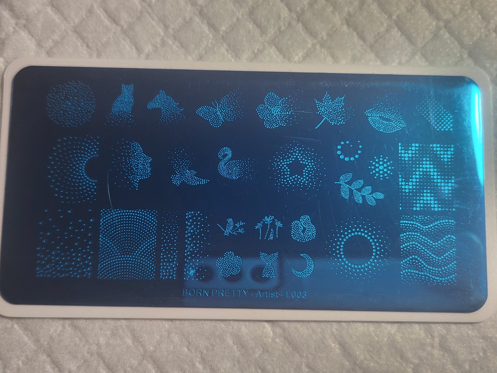 Born Pretty Nail Stamping Plate – Artist L003 – new