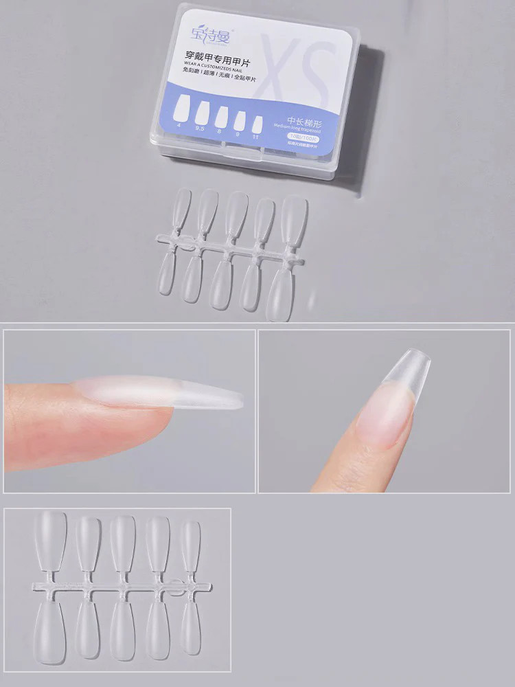 Short Round Wearable Nail Tips