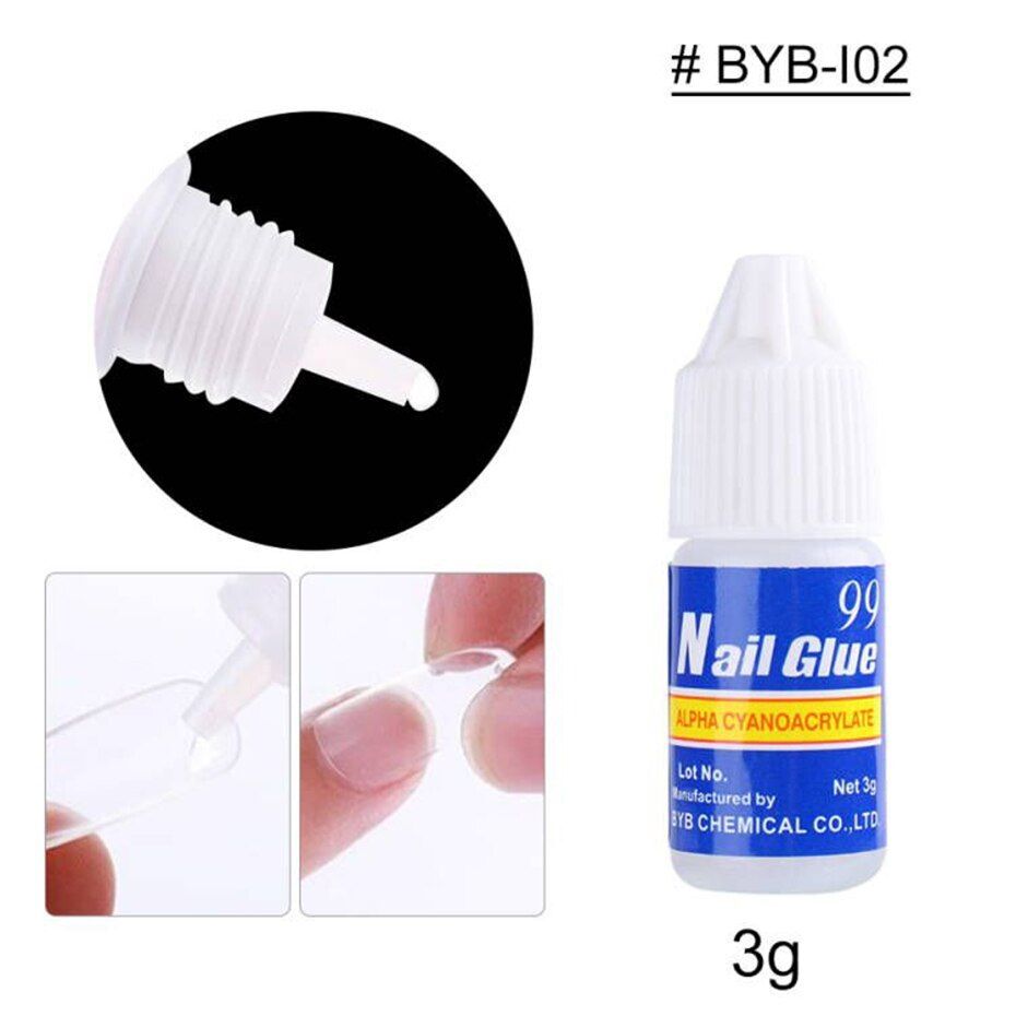 Rhinestone Adhesive Nail Glue – 10ml Top Coat Gel Nail Manicure Accessories 1pc