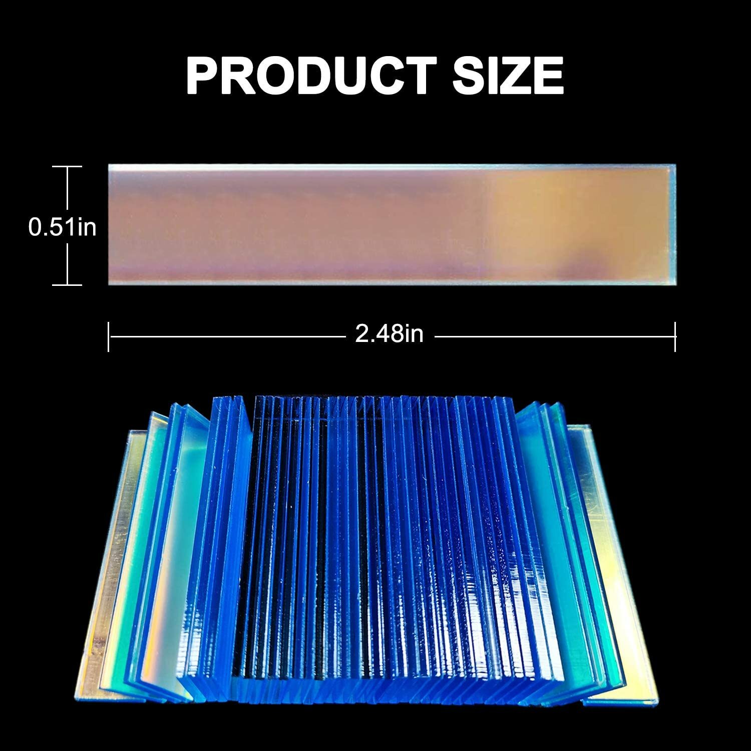 40pcs Transparent Nail Art Display Stand Holder Acrylic False Nails Home Salon
