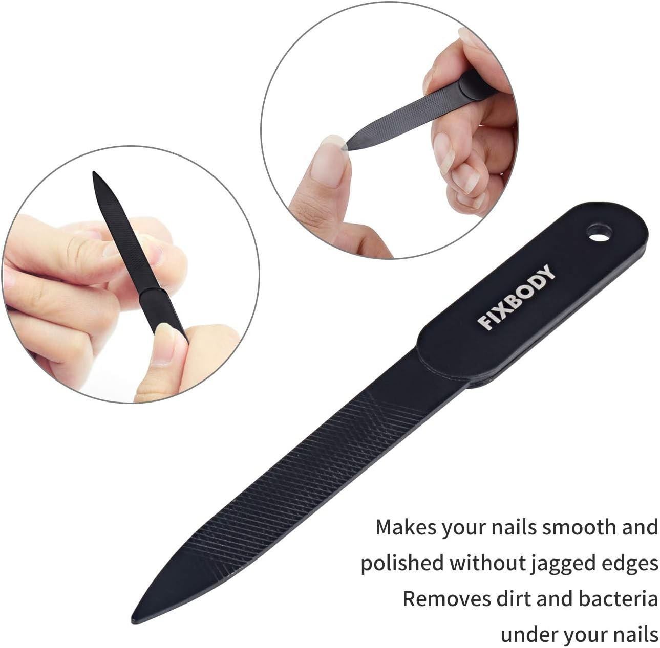 Nail Clipper Set, Ultra Bla Stainl Steel Finrnail & Toenails