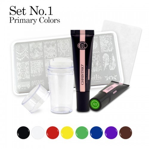 Christrio Stamping Gel kit #1