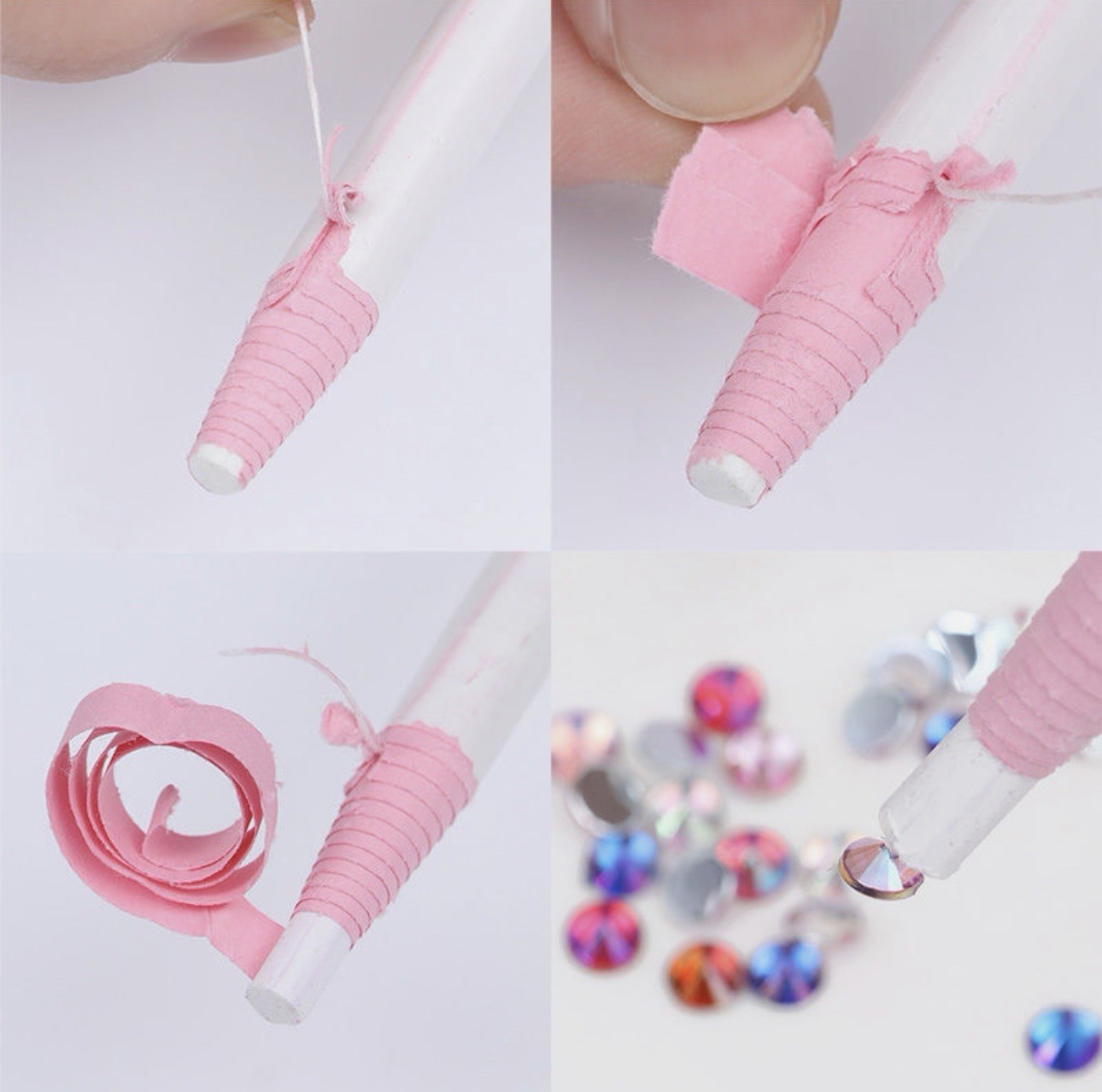 1pc Rhinestone Flatback Pickup Self sharpening Picker Pencil Crystal & Gemstone